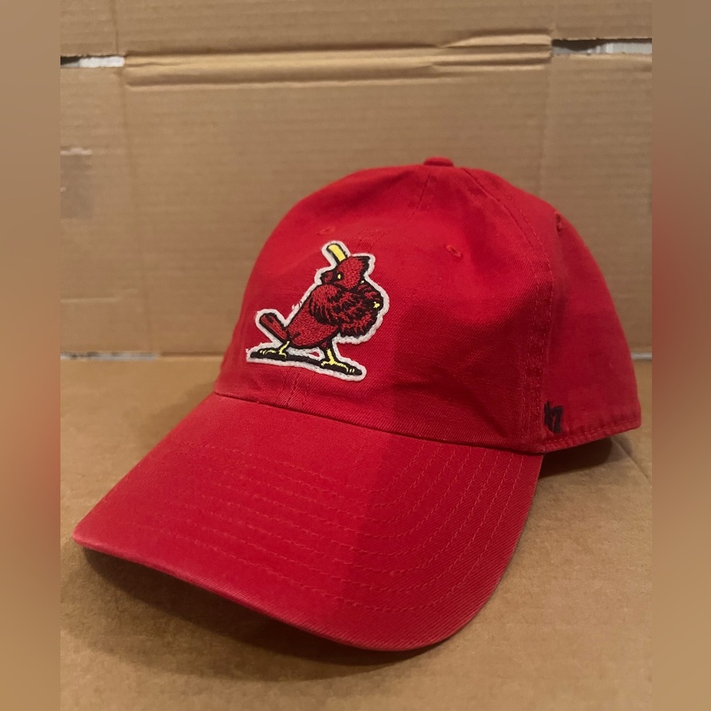 47 Brand St.Louis Cardinals Retro Logo Dad Hat - Red - OSFA - Limited Wears